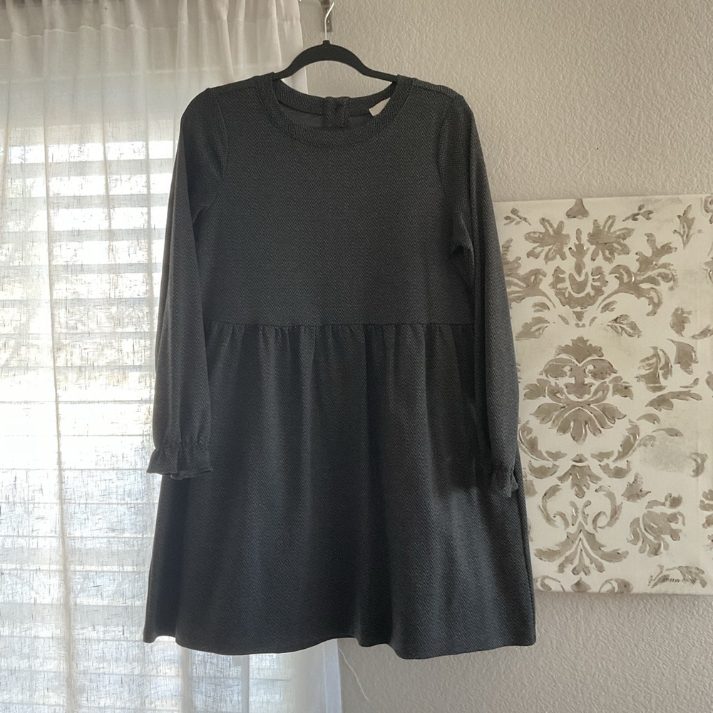 Loft Black Chevron Dress